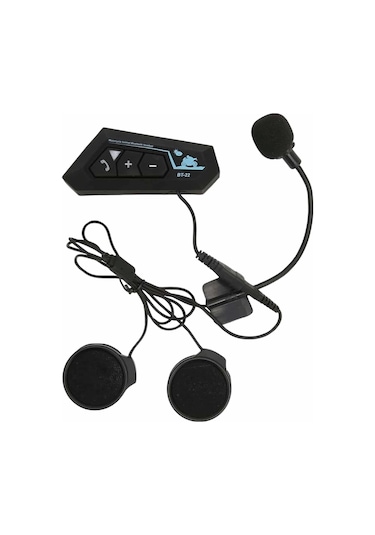 Buğz Intercom Bluetooth Kask Kulaklık Motosiklet Kulaklık 5.0 Bluetooth