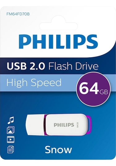 Philips Usb 2.0 64gb Snow Mor