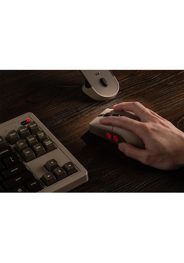 8bitdo Retro C64 Edition Mouse Şarj İstasyonlu Windows Pc Uyumlu R8 -