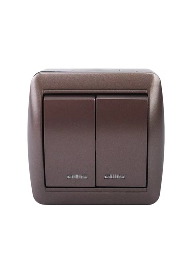 Tdmelectric Dış Mekan Aydınlatmalı Çift Anahtarlı Anahtar 213368876