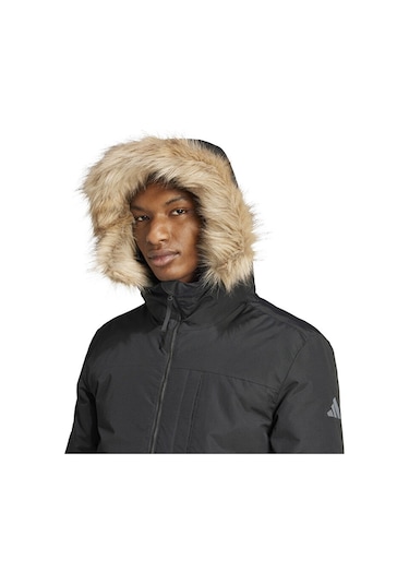 Adidas Paveric Fur Par Erkek Günlük Mont Ix8888 Siyah Ix8888 Siyah