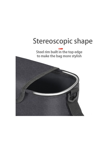 Dianziye Siyah Bebek Arabası Organizer Çantası - Çok Amaçlı Çekmeceli, Ayırma Özellikli, Kol Kemerli Bebek Aksesuarı Siyah