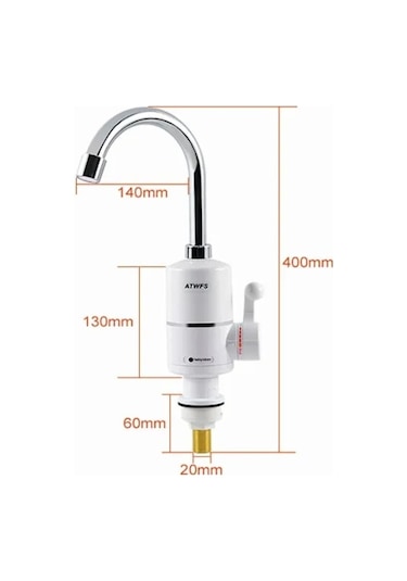 Ani Su Isıtıcılı Elektrikli Musluk Elektrikli Sıcak S