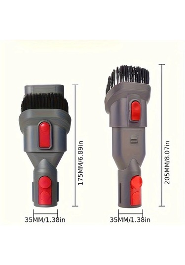 Fochsia 1 Set V11 V10 V12 V8 V7 V15 Yedek Fırçalar Nozul Aksesuarları Elektrikli Süpürge Yedek Parçaları Uzun Kıllı Fırça Seti