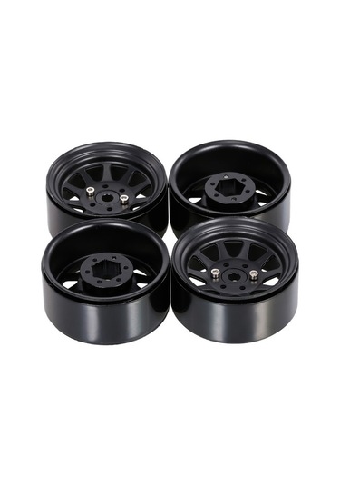 Pazly Trx4 Siyah/beyaz Seti Seçenekli Scx10 Metal Jant İçin Gen8 Geeroyoo Dayanıklı Beadlock Axial Adet 4 1.9 - Sk