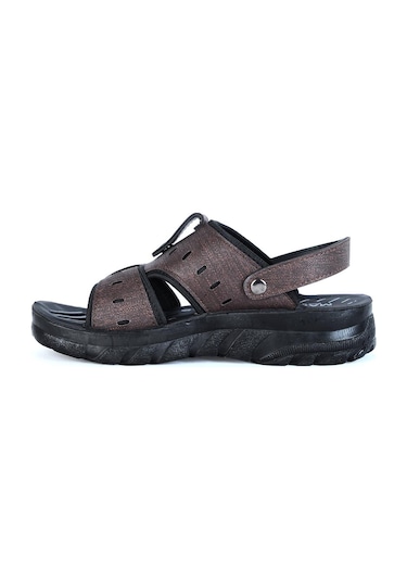 Maxvel 919-10 Kahve Yazlık Erkek Sandalet Ayakkabı 001