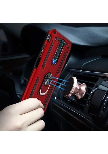 Xiaomi Redmi K30 Kılıf Zore Vega Kapak Rose Gold