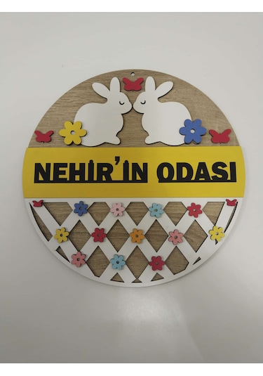 İsme Özel Çocuk Odası Kapı Süsü Kaliteli Ve Şık