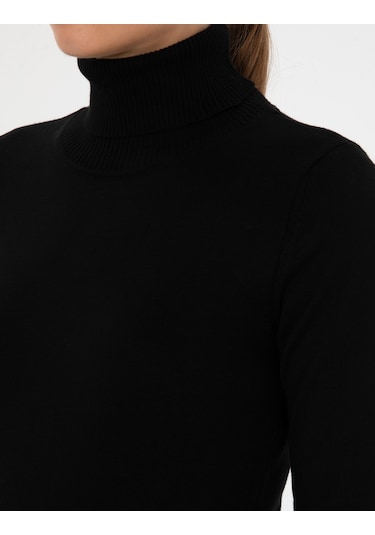 Pierre Cardin Kadın Siyah Kazak /triko 50315747-vr046 Siyah