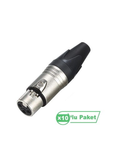 Losen La1031-1 Xlr 3-pin Dişi Konnektör 10 Lu Paket