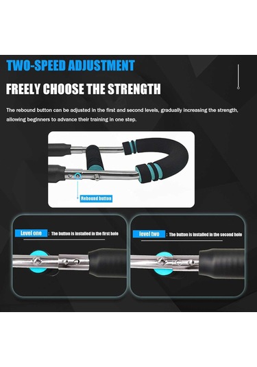Arm Trainer Ayarlanabilir Önkol Güçlendirici: Ev Fitness İçin Göğüs Egzersiz Ekipmanı Diğer Çok Renkli