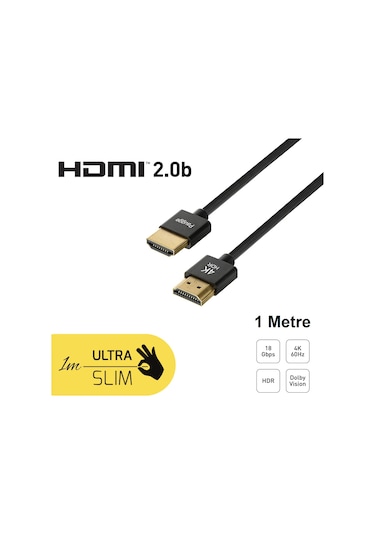 Paugge Premium Sertifikalı 4K 60Hz Hdr Hdmi 2.0B Kablo 1 Metre