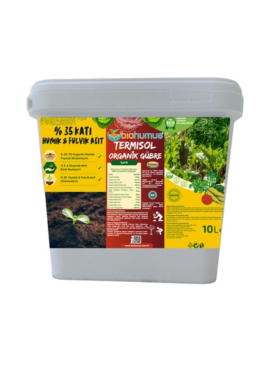 Humik Fulvik Asit, Biohumus Organik Gübre, 10 Litre