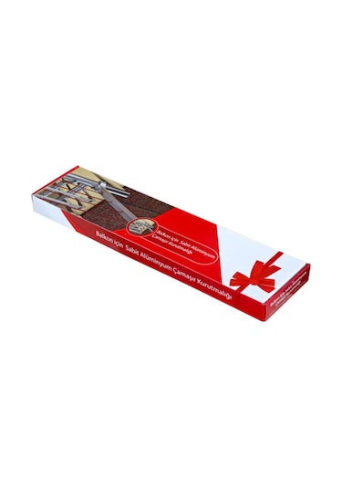 Alüminyum Balkon Çamaşır Askılığı Yuvarlak Korkuluklar Için Çamaşır Ipi Hediyeli Gri