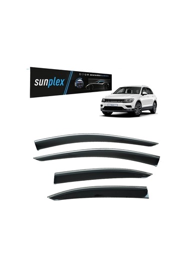 Sunplex Kromlu Cam Rüzgarlığı Volkswagen Tiguan 2016-2021 İle Uyumlu-