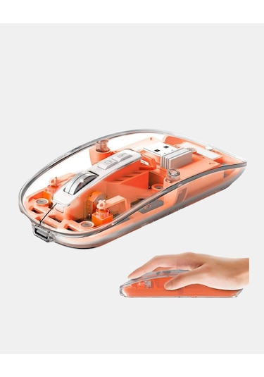 Kablosuz Çift Modlu Mouse Bluetooth 5.0 + 2.4ghz