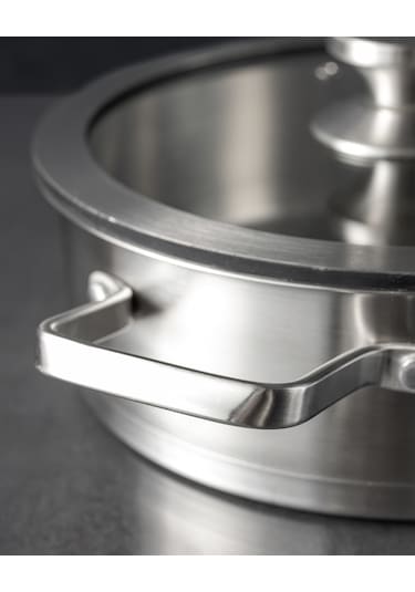 Madame Coco Raye Kısa Tencere - Çelik - 24 Cm 8684427146255 Çok Renkli