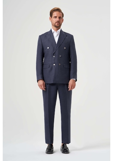 Bisse Erkek Regular Fit Takım Elbise Laci Ptk23y23129 D39 Lacivert