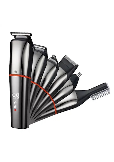 Emtulife Lı-1386 6in1 Erkek Bakım Kiti Saç Sakal ve Tüm Vücut Bakım Seti