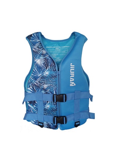 Teltree Çocuk Ve Yetişkinler İçin Yüksek Kaldırma Gücüne Sahip Neopren Can Yeleği - Mavi, L Boy