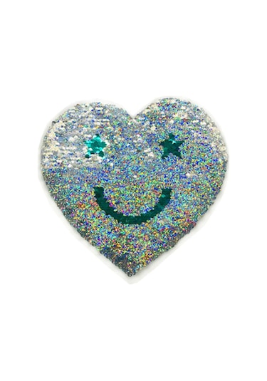 Suntek Aşk Kalbi - Aplike Renk Değiştiren Yama Üzerine Payet Dikmek Nakışlı El Sanatları