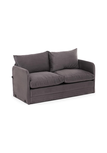 Pafu Saga Xl İkili Katlanır Yataklı Koltuk Soho Gri