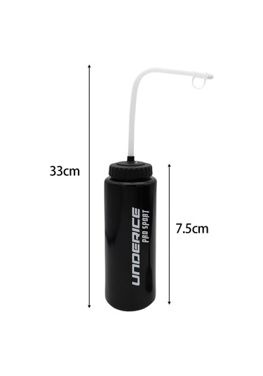 Suntek Futbol Boks Koşusu Için Spor Su Şişesi İçme Sıkma Siyah