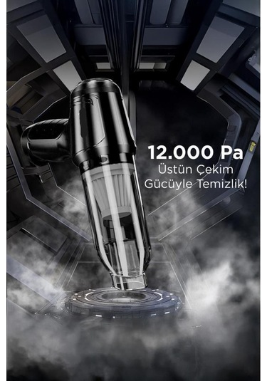 Lt-107c Mini Çok Fonksiyonlu Üflemeli Şarjlı Araç Süpürgesi El Süpürgesi