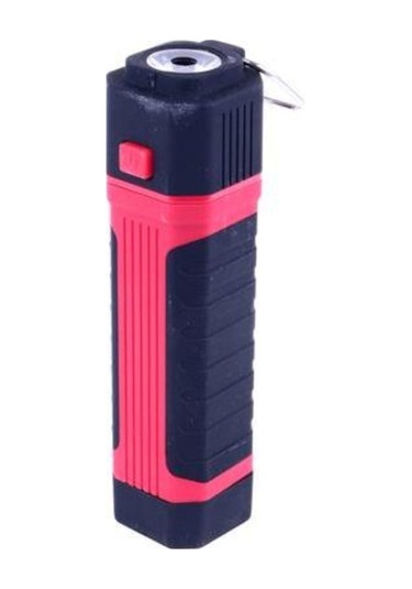 Pilli Çadır Fener Power Led Wt 292 Çalışma Ve Kamp Lambası Kırmızı - Siyah