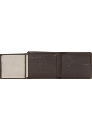 Cengiz Pakel Hakiki Deri Erkek Cüzdan - 27506 - Kahve/toprak Çok Renkli