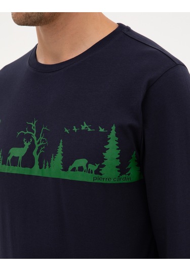 Pierre Cardin Erkek Lacivert Pijama Takım 50322636-200 Lacivert