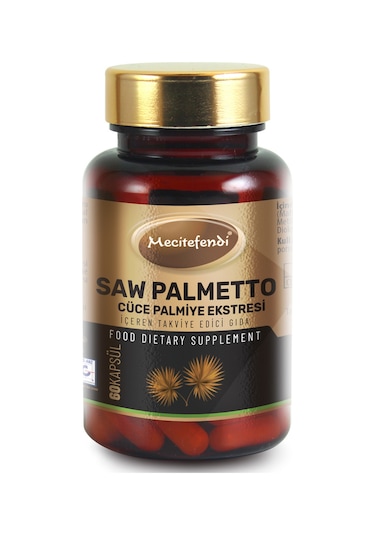 Mecitefendi Saw Palmetto Cüce Palmiye Ekstresi İçeren Takviye Edi