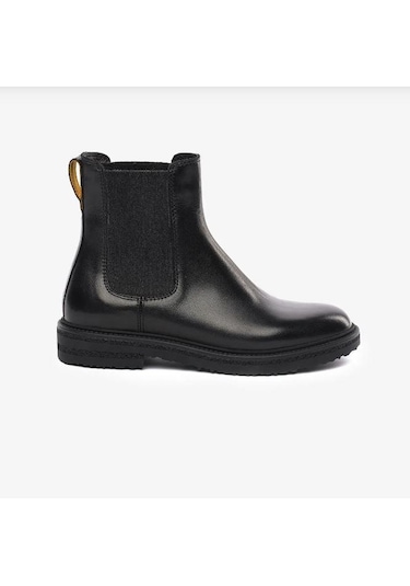 Greyder 35361 Kadın Hakiki Deri Lastikli Chealse Bot Siyah