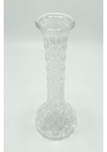 El Yapımı Baklava Model Cam Karanfillik 25cm