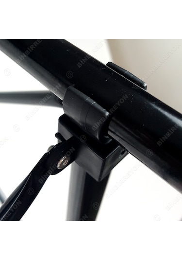 New Folding Ha075 Katlanır Çantalı Kamp Bahçe Masası 70x70x66 cm Siyah