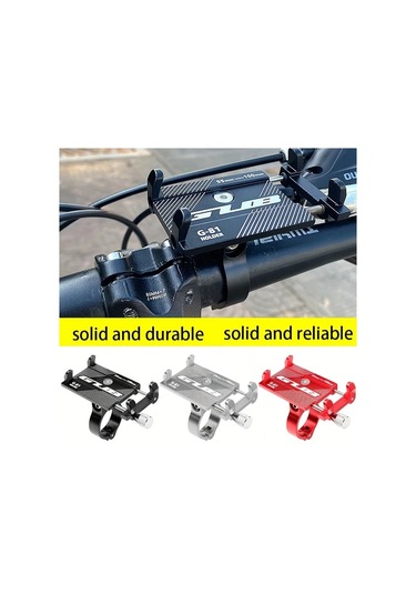 Elmpaly Gub Bisiklet Alüminyum Telefon Tutucu G81 3.5-6.2 İnç Titanyum Titanyum