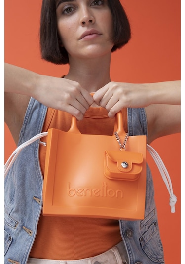 Benetton Kadın El Çantası Bnt1450 Turuncu Turuncu