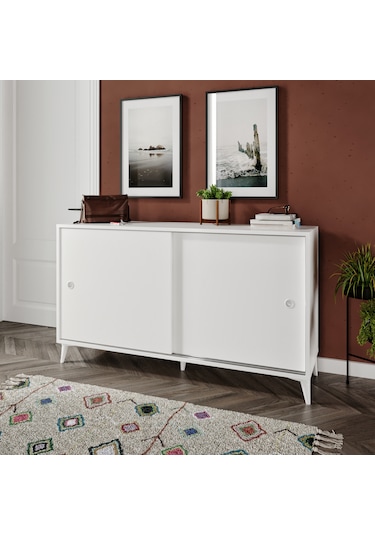 Joker Çok Amaçlı Ayakkabılık Beyaz - Tamamı 1. Kalite Mdf Beyaz