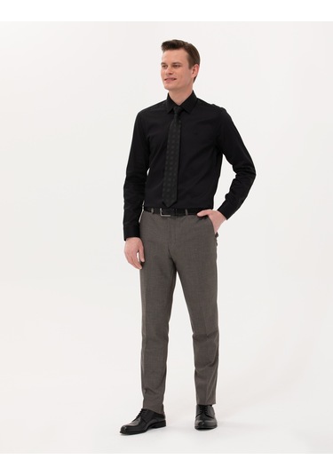 Pierre Cardin Erkek Siyah Gömlek Basic 50268201-vr046