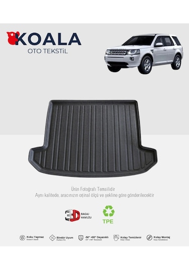 Land Rover Freelander 2 2006-2016 3d Bagaj Havuzu