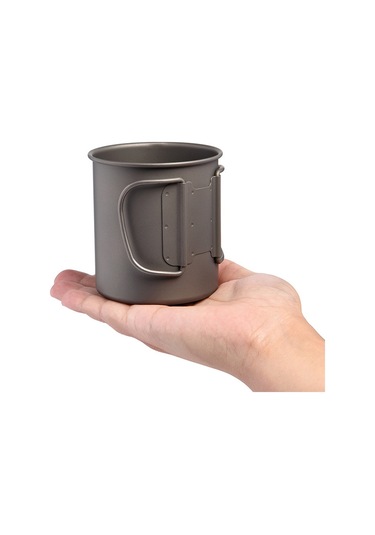 Wıdesea Wstt-375Ml Ultralight Titanyum Alaşımlı Bardak 375 Ml Katlanabilir Saplı Fda Sertifikası Yok Bpa Içermez