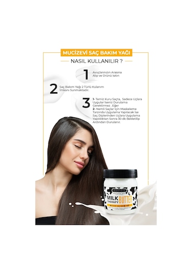 Morfose Milk Therapy Butter Yağ İçeren Mucizevi Saç Bakım Kremi 200 ML