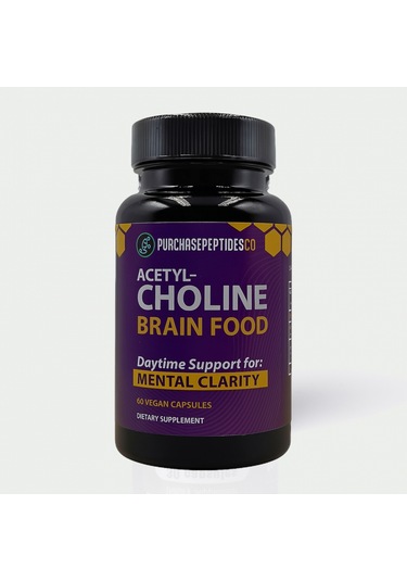 Purchasepeptideseco Acetyl Choline Mental Brain Food 60 Caps