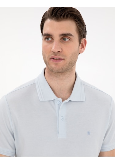 Pierre Cardin Erkek Buz Mavisi Tişört Basic 50306448-vr095 Buz Mavisi