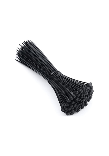 Sgs 4609 Cırt Kelepçe 3.6x300 Siyah 100 Lü Paket 3.6x300