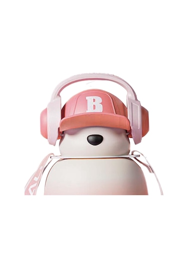 Dolıty Su Şişesi 22 Oz Sevimli Büyük Geniş Ağız Pembe Pembe