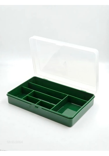 Boxplast Küçük Eşyaları Saklamak İçin Düzenleyici, İki Katlı 273009810 Koyu Yeşil