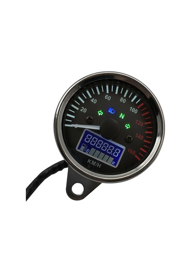 Evrensel 12 V Motosiklet Kilometre Led Dijital Takometre K13899