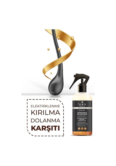 Yoon Vegan Saç Spreyi + Nemlendirici Saç Serumu 2'li