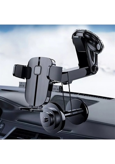 Tongxida Araba Cep Telefonu Tutucusu, Evrensel Navigasyon Tutak, Vakumlu Teleskopik Tutak, Vakumlu Versiyon